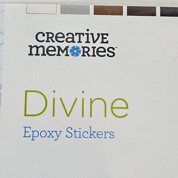 Creative Memories Diving Set Roibbons Paper Flowers Epoxy Stickers Scrapbook - Picture 11 of 12